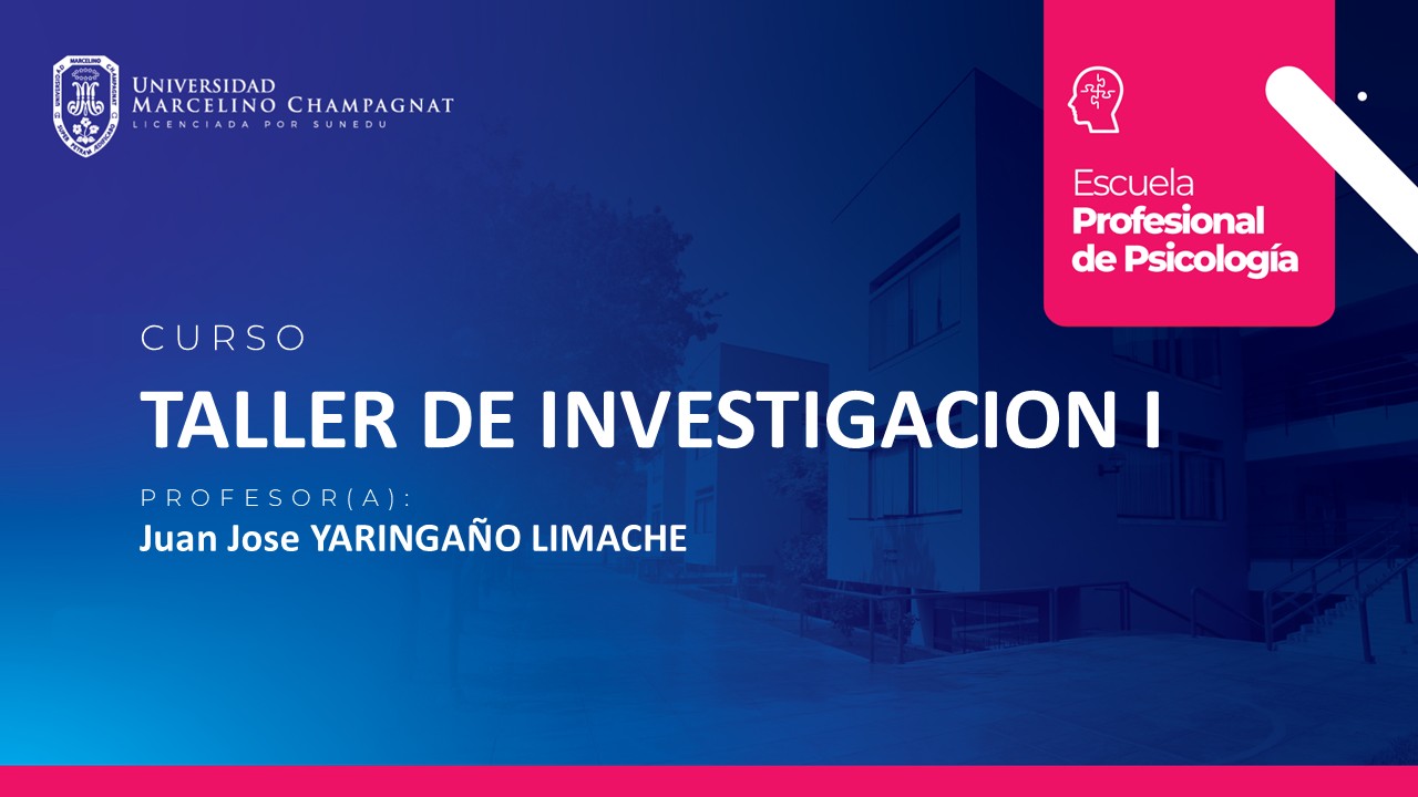 T PS - TALLER DE INVESTIGACION I