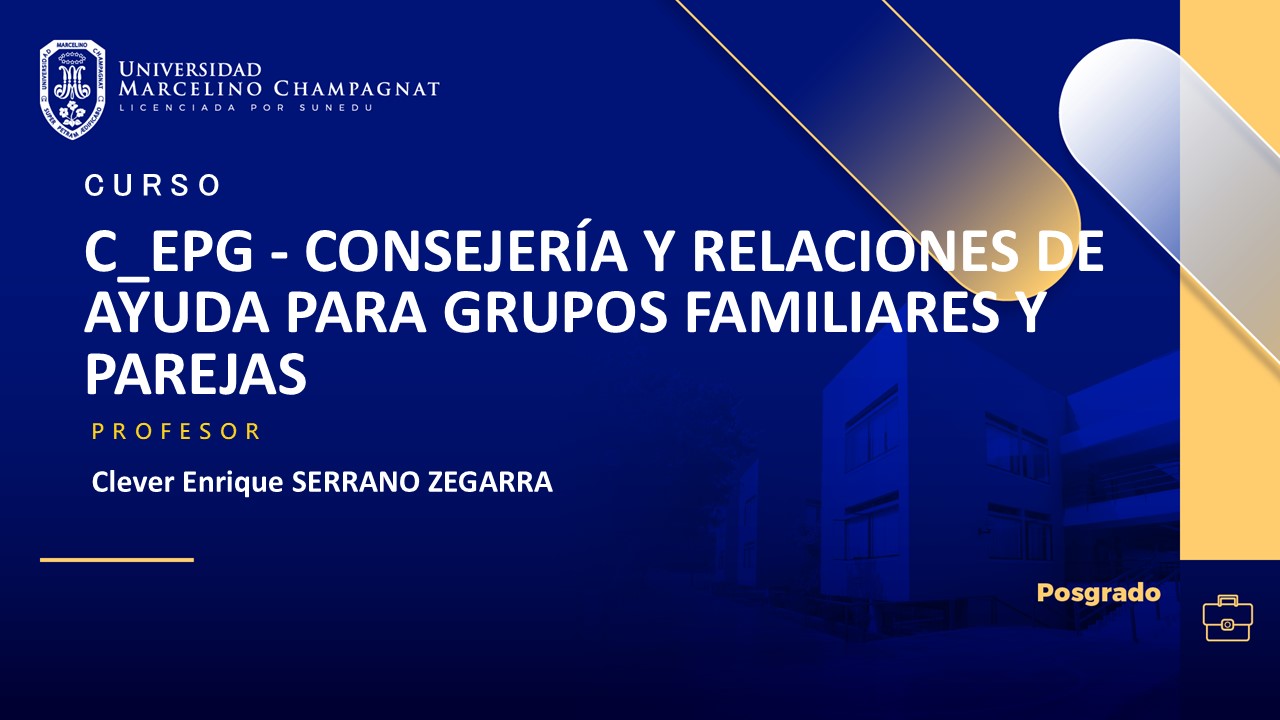  C_EPG - CONSEJERÍA Y RELACIONES DE AYUDA PARA GRUPOS FAMILIARES Y PAREJAS
