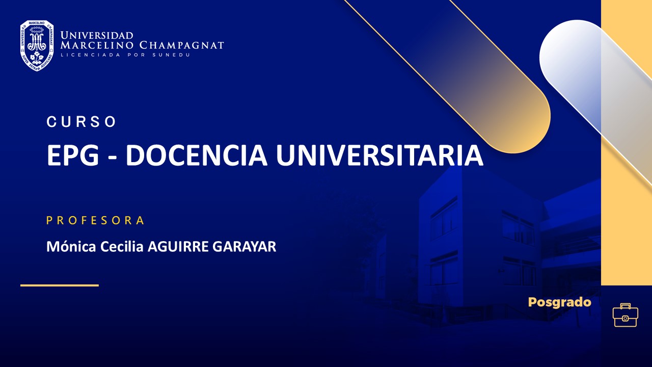 EPG - DOCENCIA UNIVERSITARIA