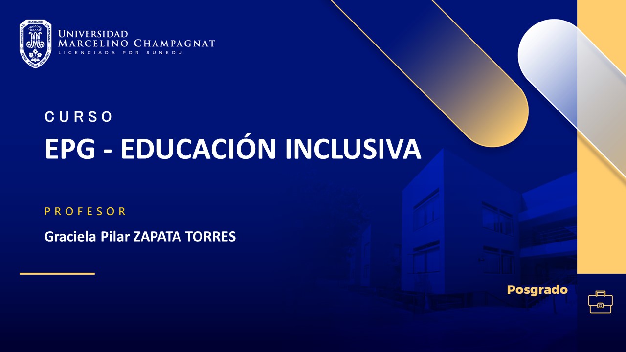 EPG - EDUCACIÓN INCLUSIVA