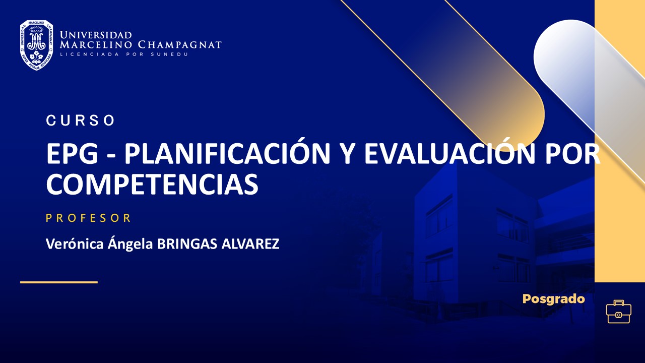 EPG - PLANIFICACIÓN Y EVALUACIÓN POR COMPETENCIAS