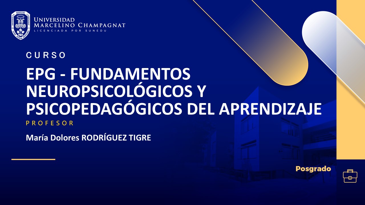 EPG - FUNDAMENTOS NEUROPSICOLÓGICOS Y PSICOPEDAGÓGICOS DEL APRENDIZAJE