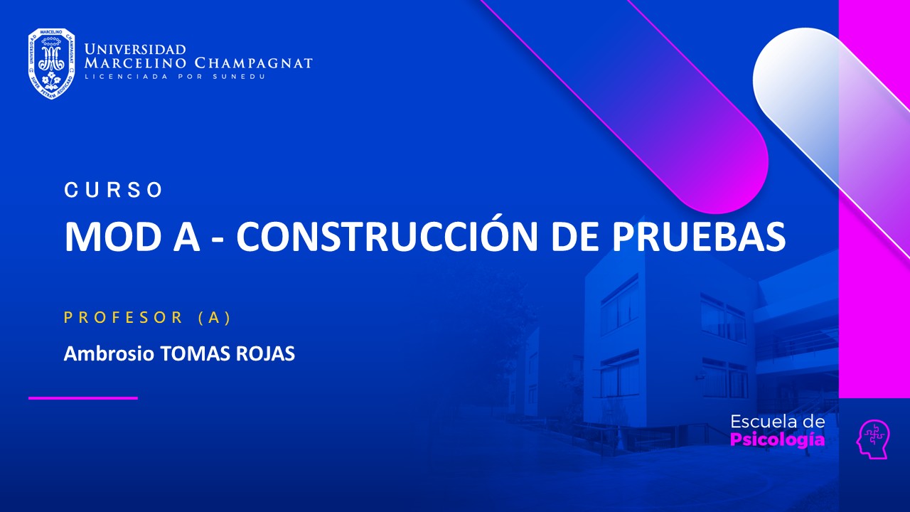 MOD A - CONSTRUCCION DE PRUEBAS