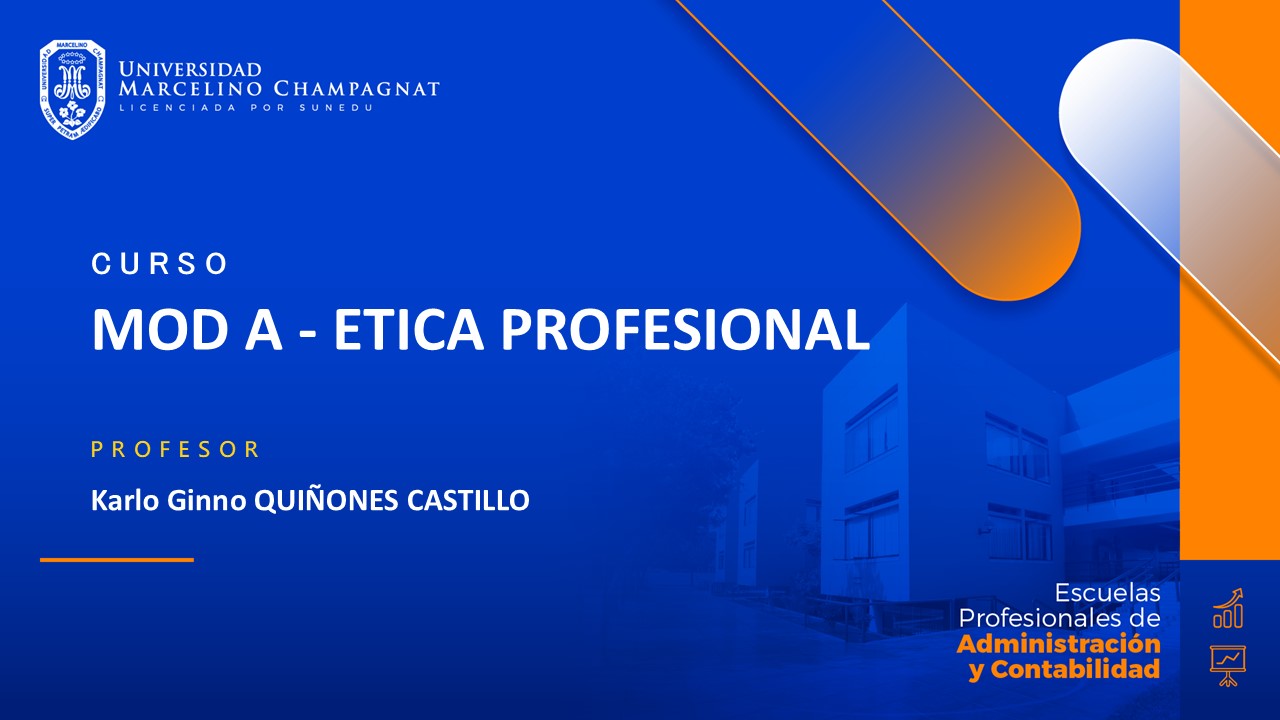 MOD A - ETICA PROFESIONAL