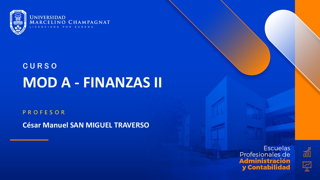 MOD A - FINANZAS II