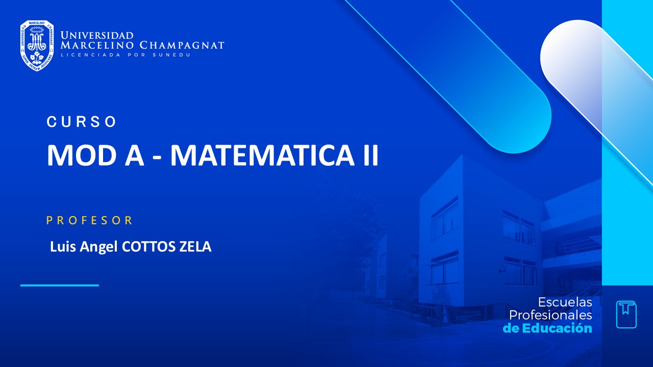 MOD A - MATEMATICA II (LC)