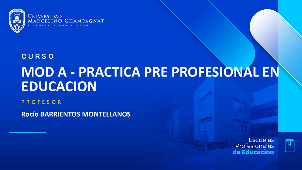 MOD A - PRACTICA PRE PROFESIONAL EN EDUCACION