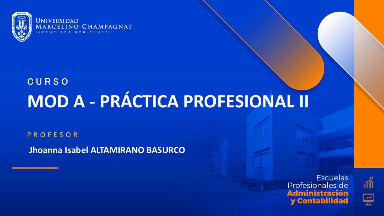 MOD A - PRACTICA PROFESIONAL II