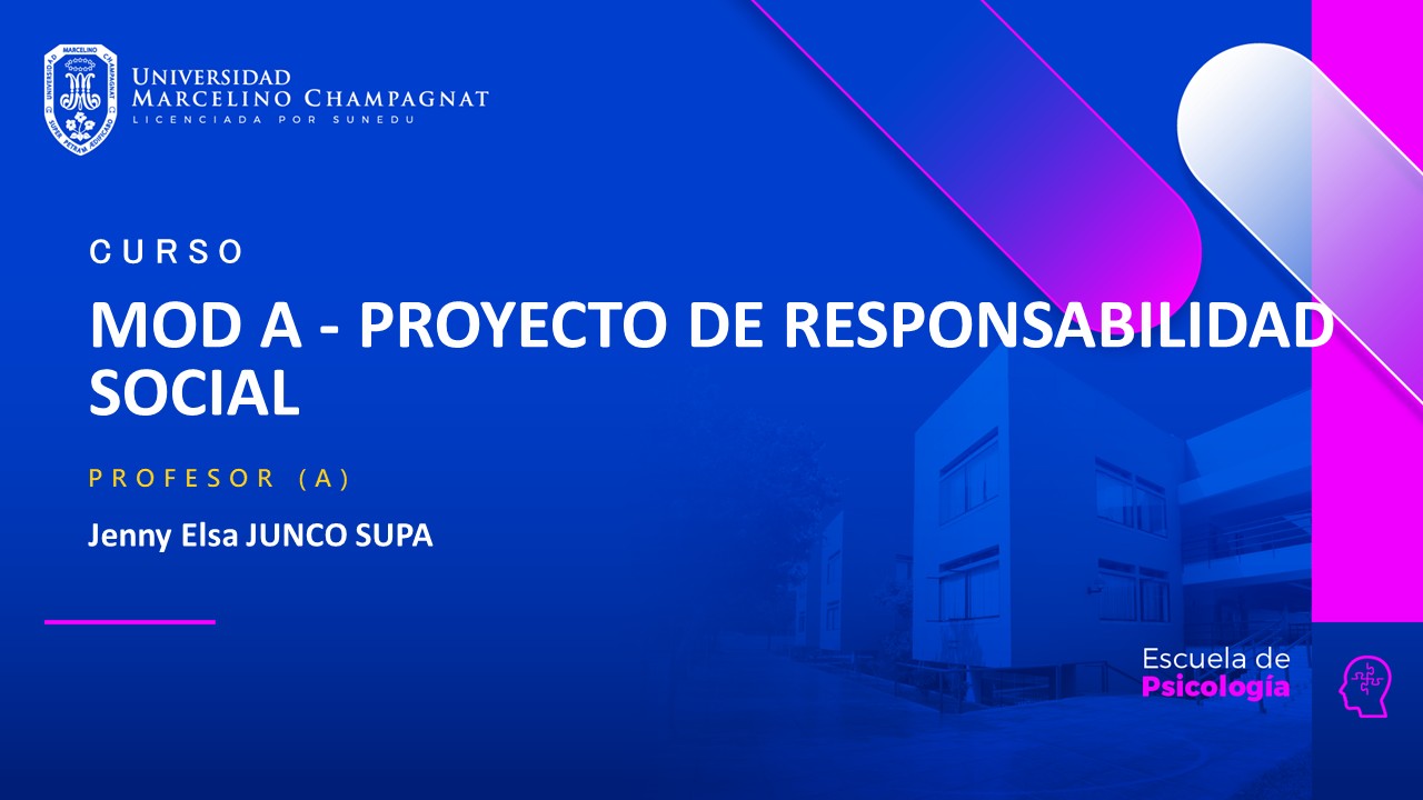 MOD A - PROYECTO DE RESPONSABILIDAD SOCIAL