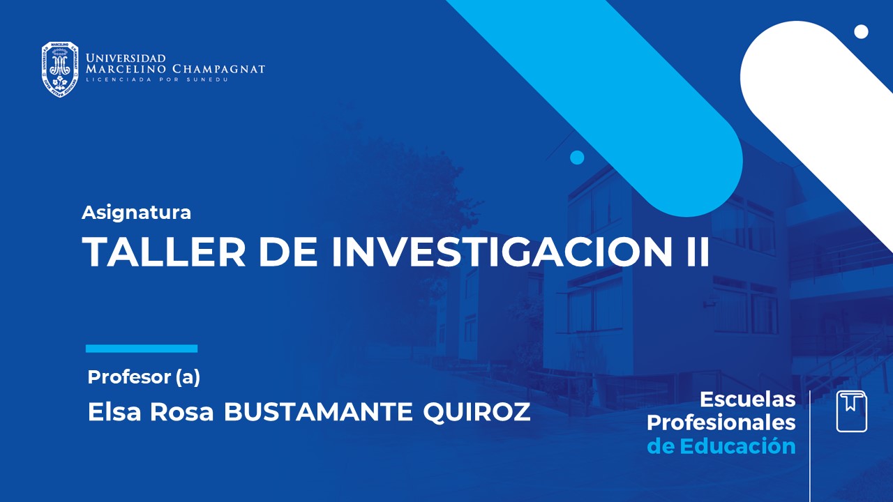 MOD A - TALLER DE INVESTIGACION II