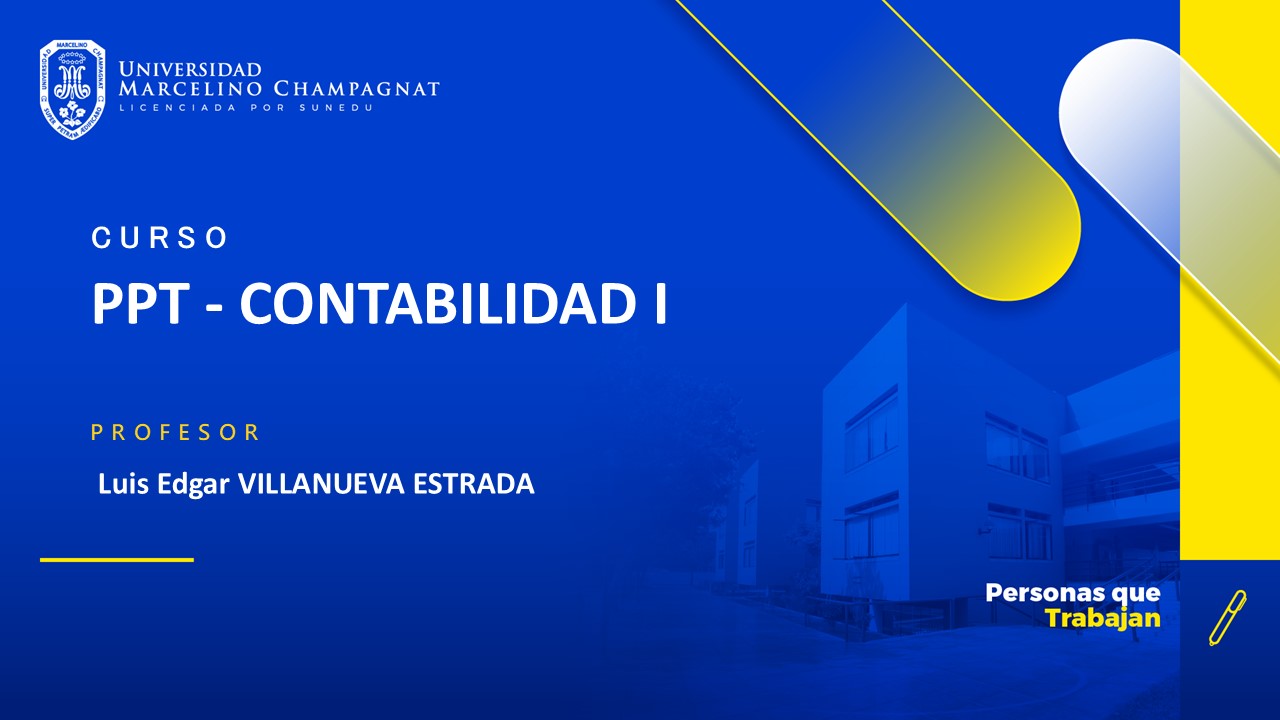 PPT - CONTABILIDAD I