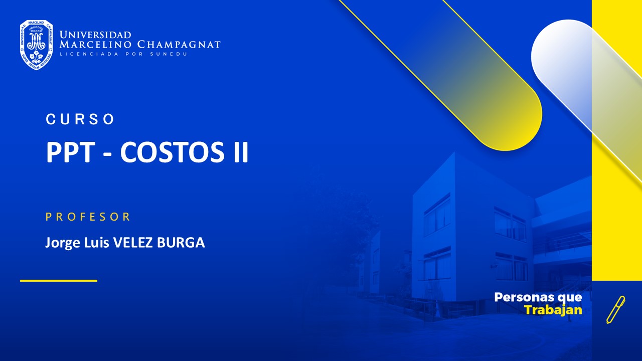 PPT - COSTOS I