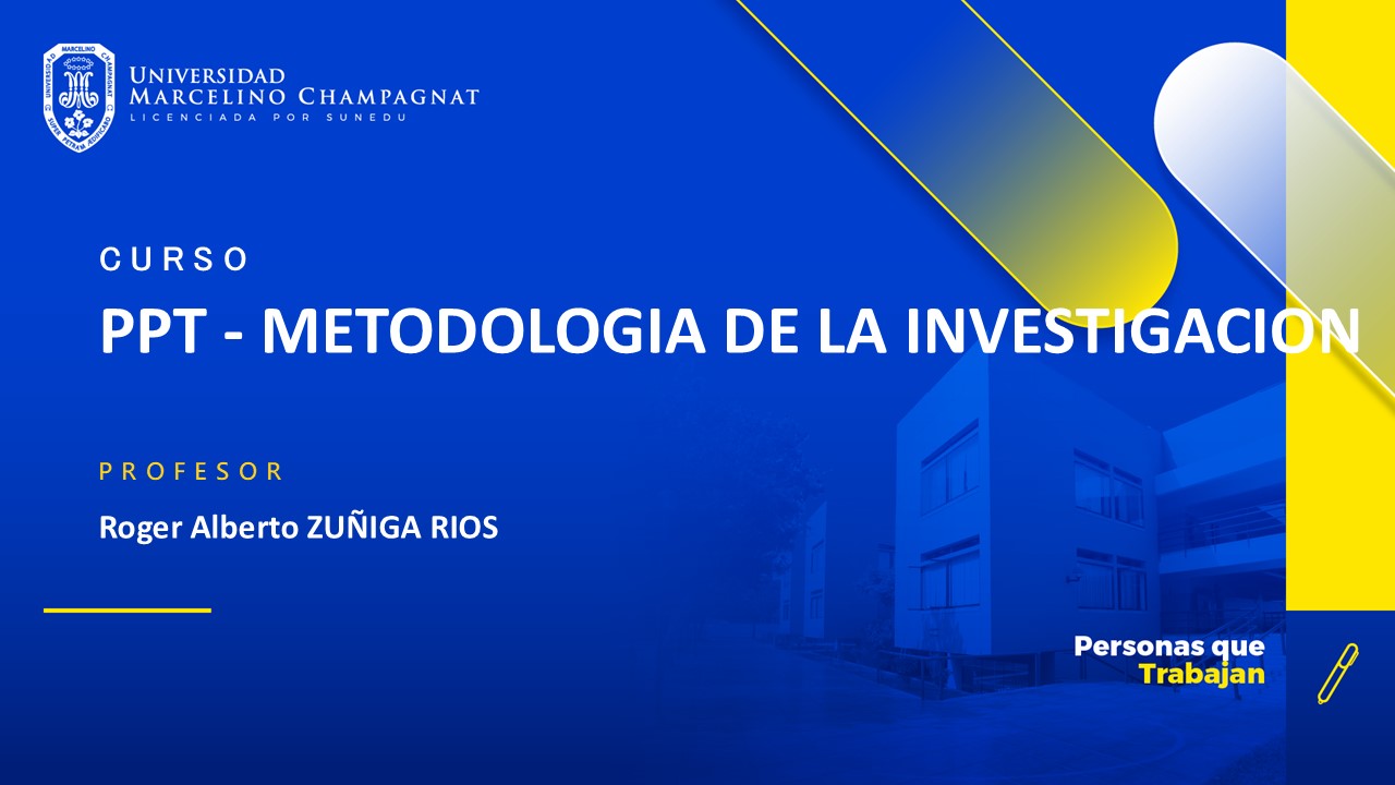 PPT - METODOLOGIA DE LA INVESTIGACION