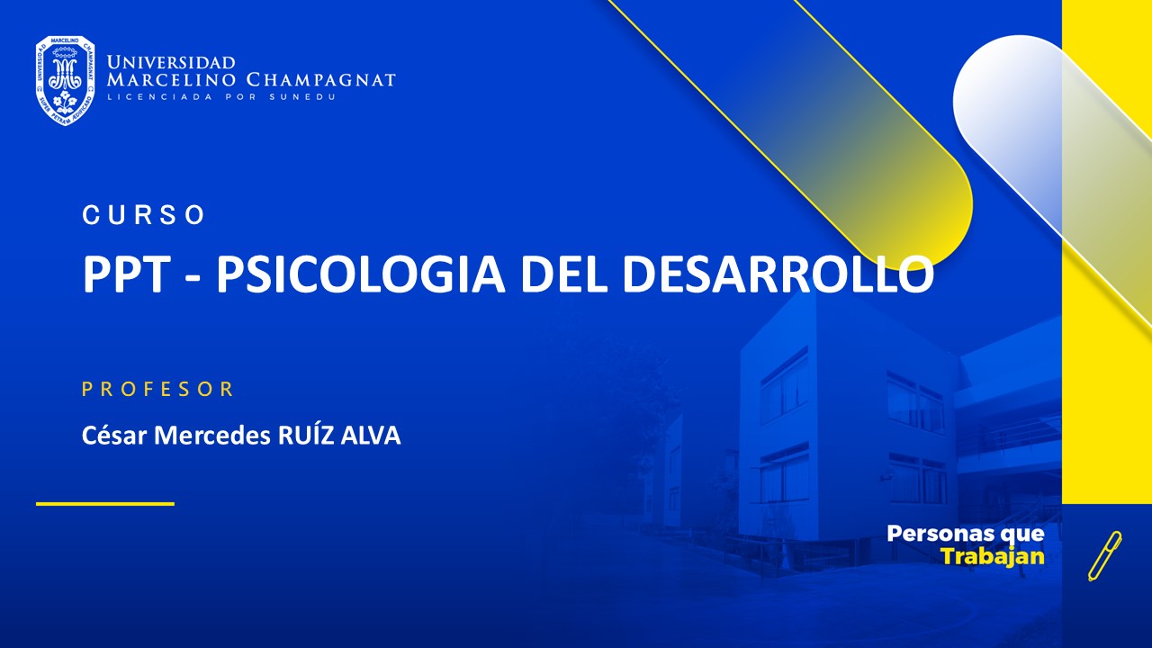 PPT - PSICOLOGIA DEL DESARROLLO