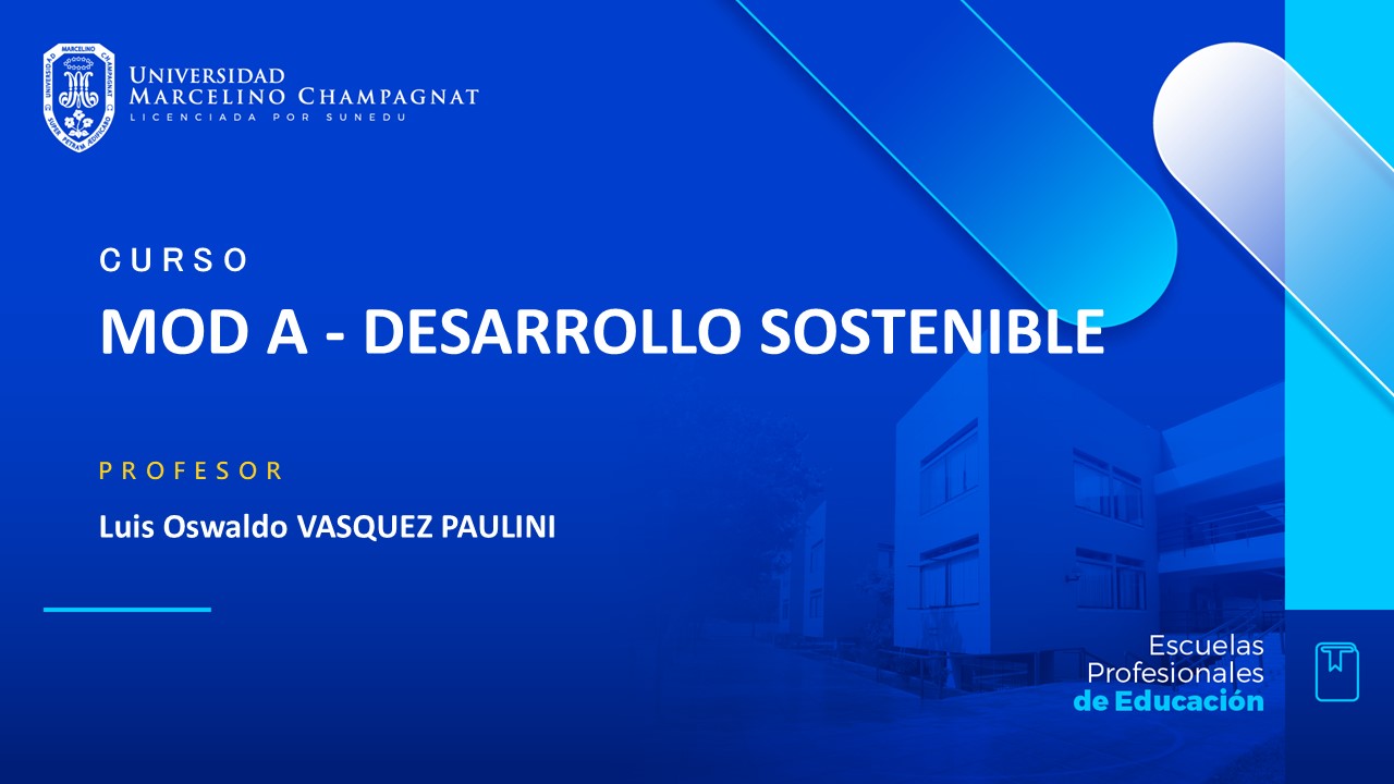 MOD A - DESARROLLO SOSTENIBLE - VIRTUAL