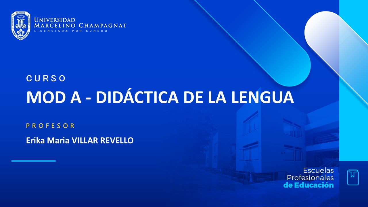 MOD A - DIDÁCTICA DE LA LENGUA 