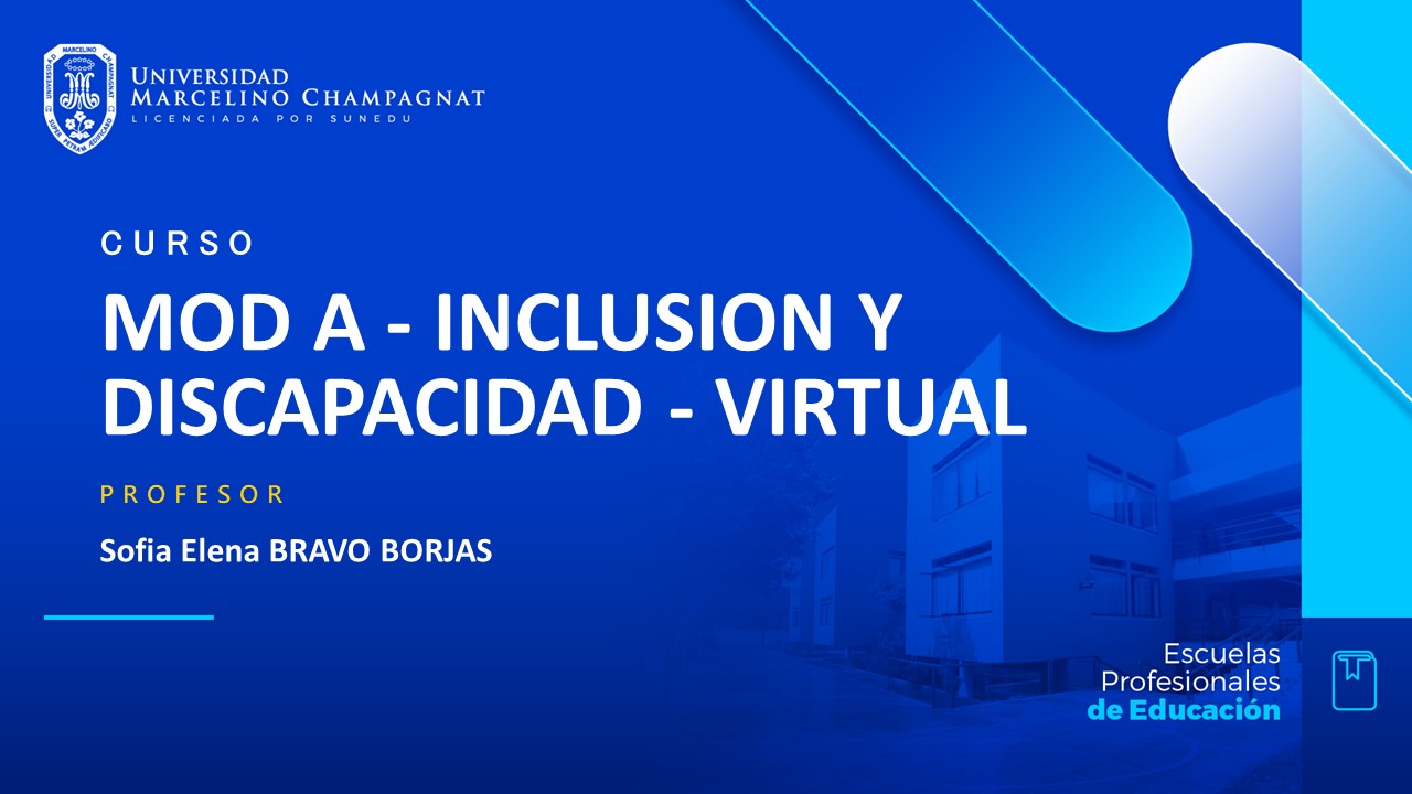 MOD A - INCLUSION Y DISCAPACIDAD - VIRTUAL