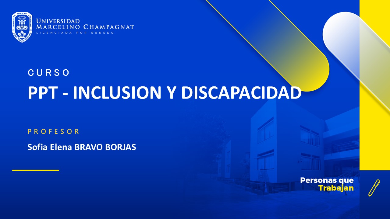 PPT - INCLUSION Y DISCAPACIDAD - VIRTUAL