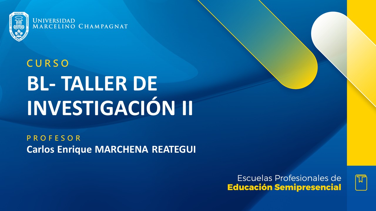 + BL - TALLER DE INVESTIGACION II (MARCHENA)
