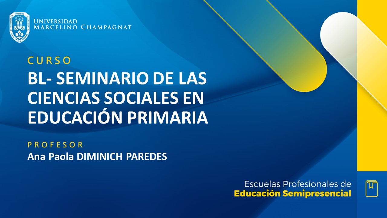 + BL - SEMINARIO DE CIENCIAS SOCIALES EN EDUCACION PRIMARIA