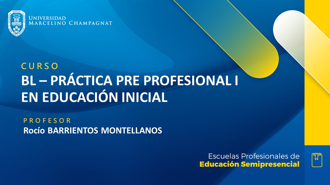 + BL - PRACTICA PRE PROFESIONAL I EN EDUCACION INICIAL