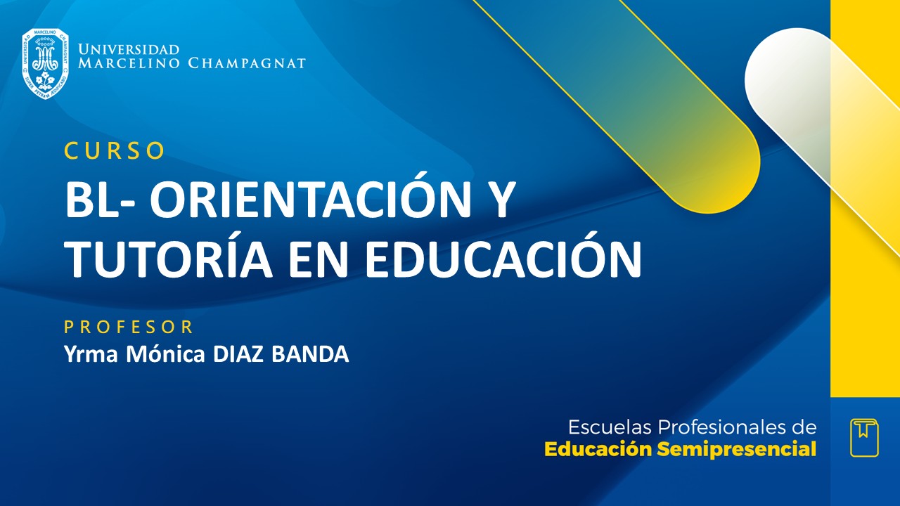 + BL - ORIENTACION Y TUTORIA EN EDUCACION