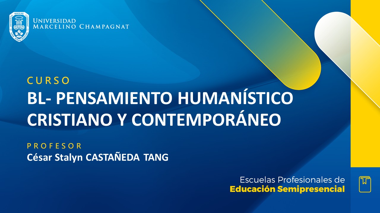 + BL - PENSAMIENTO HUMANISTICO-CRISTIANO CONTEMPORANEO  (CASTAÑEDA)