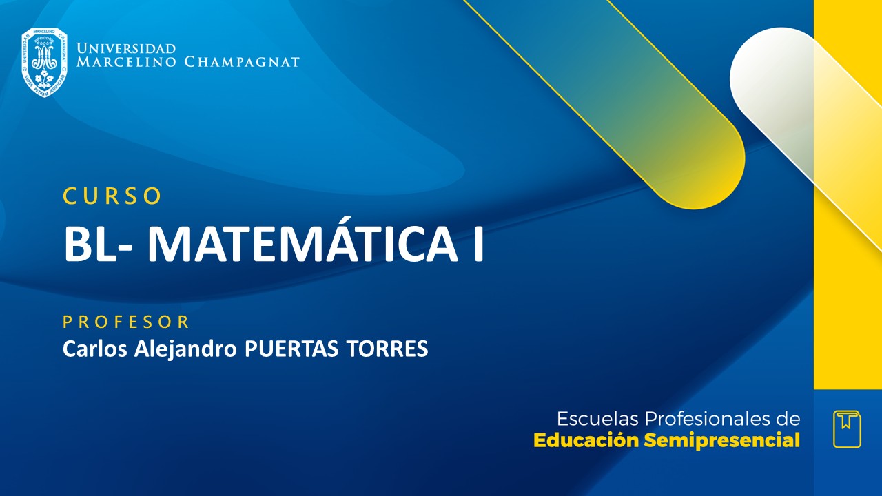 + BL - MATEMATICA I (PUERTAS)