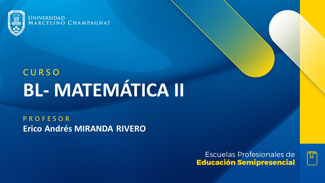 + BL 26 - MATEMATICA II (MIRANDA)