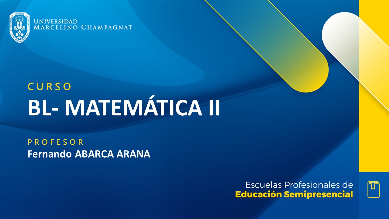 + BL - MATEMATICA II (ABARCA)