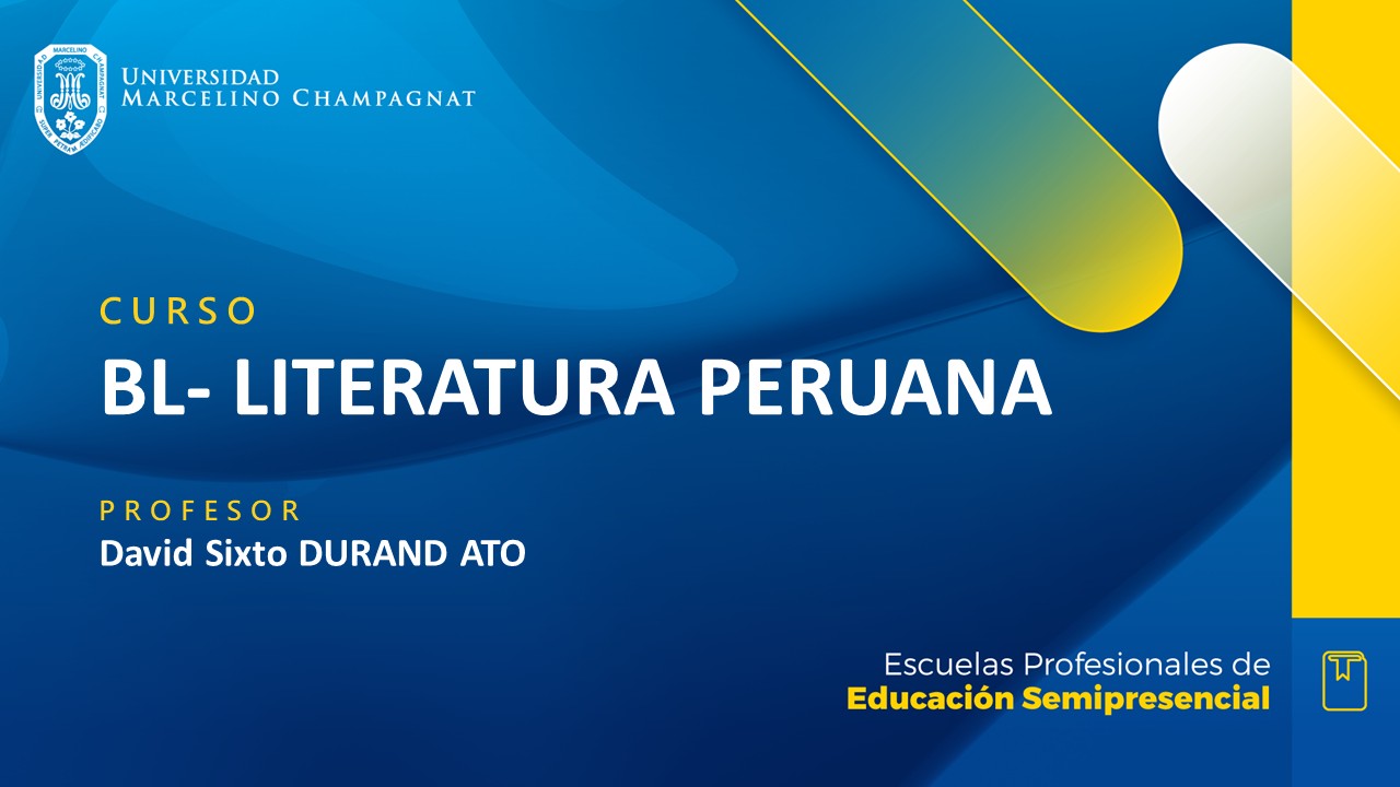 + BL - LITERATURA PERUANA
