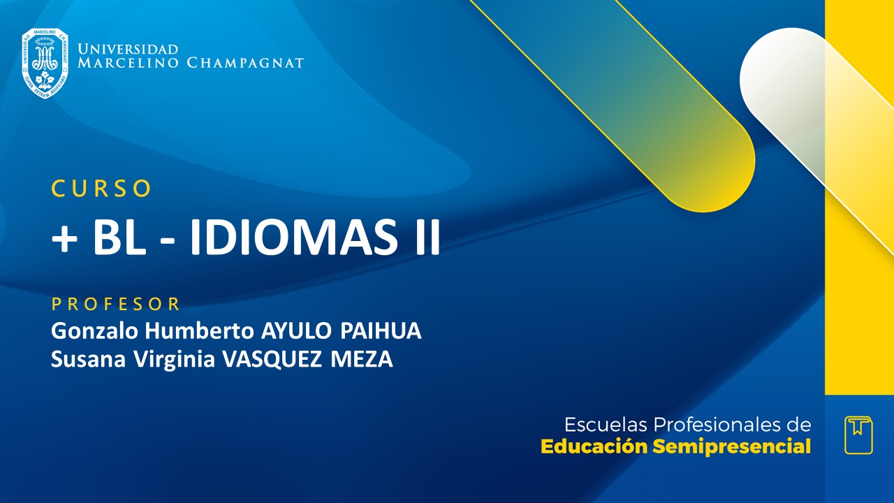 + BL - IDIOMAS II (AYULO)