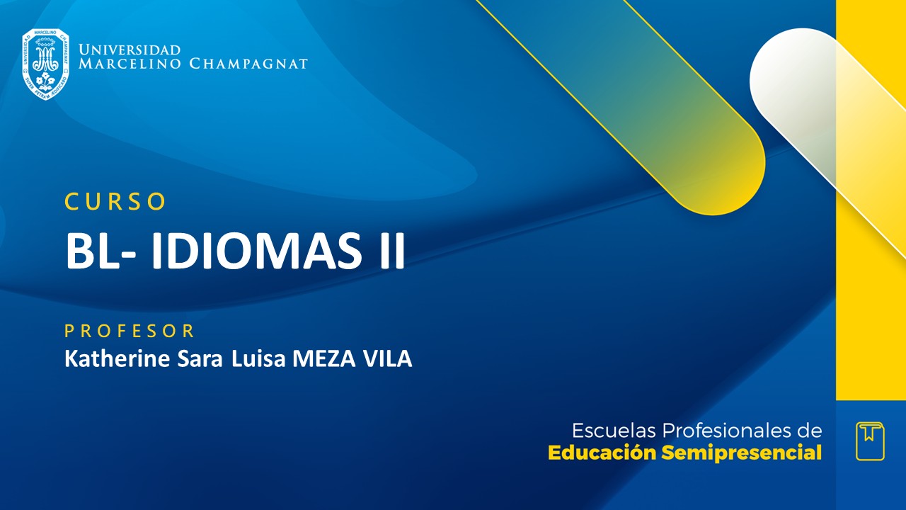 + BL - IDIOMAS II (MEZA)