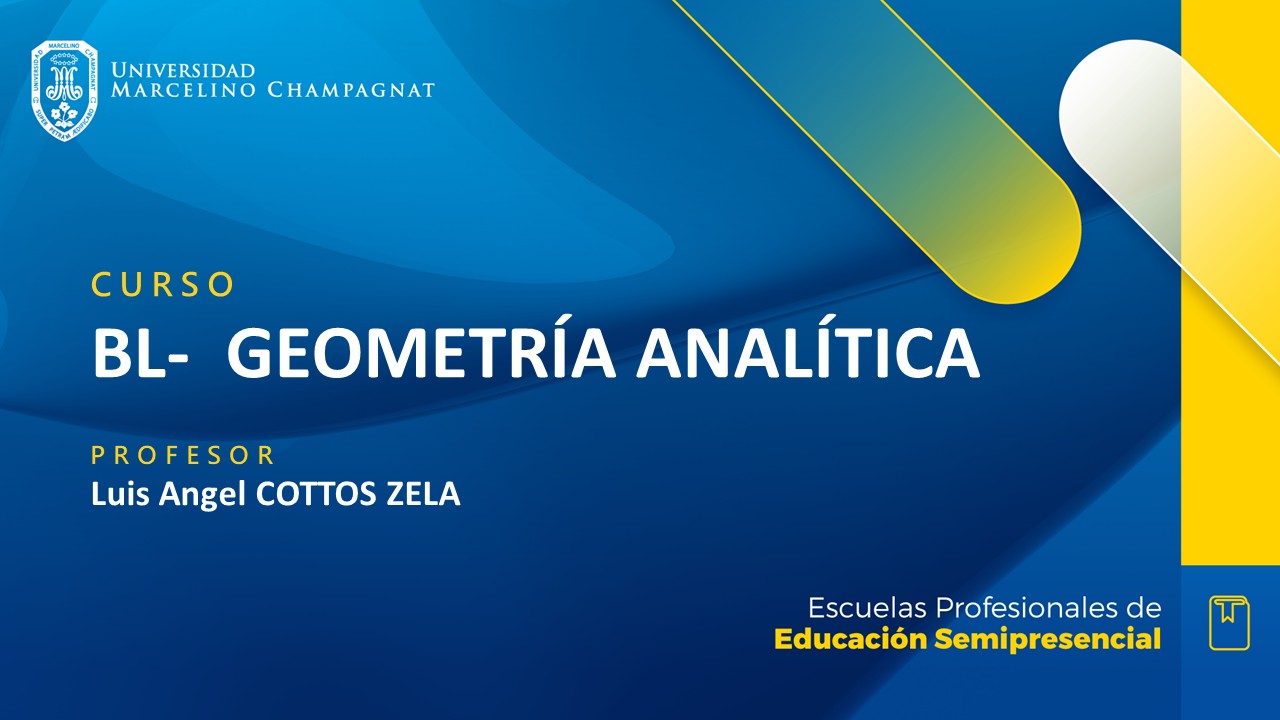 + BL - GEOMETRIA ANALITICA
