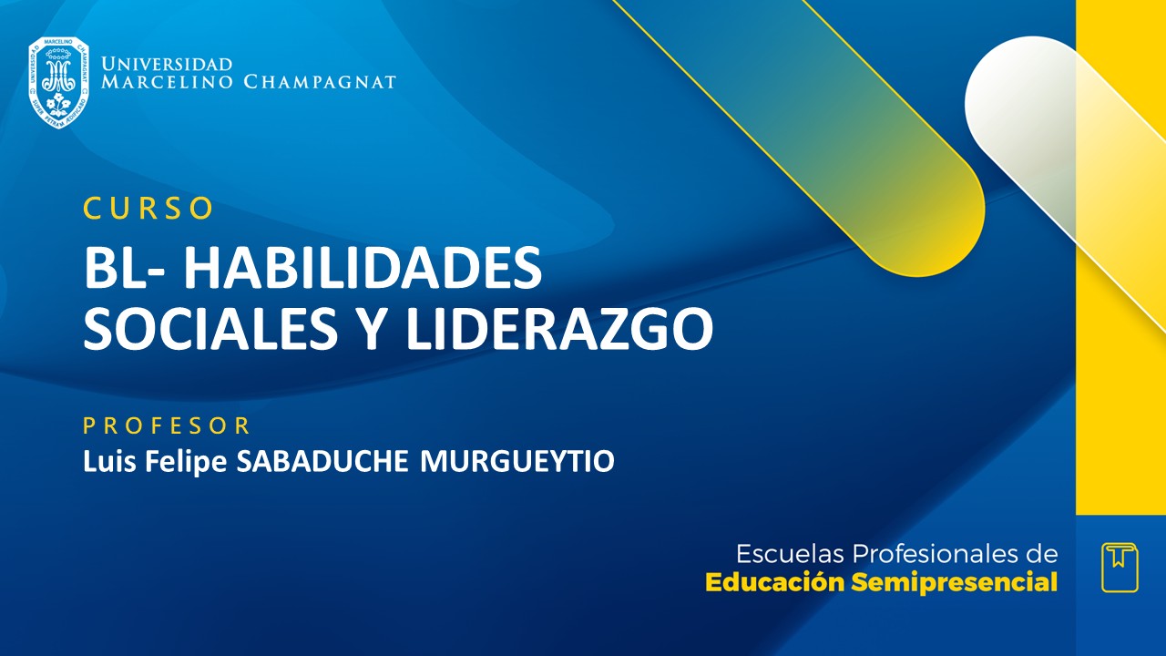 + BL - HABILIDADES SOCIALES Y LIDERAZGO (SABADUCHE)