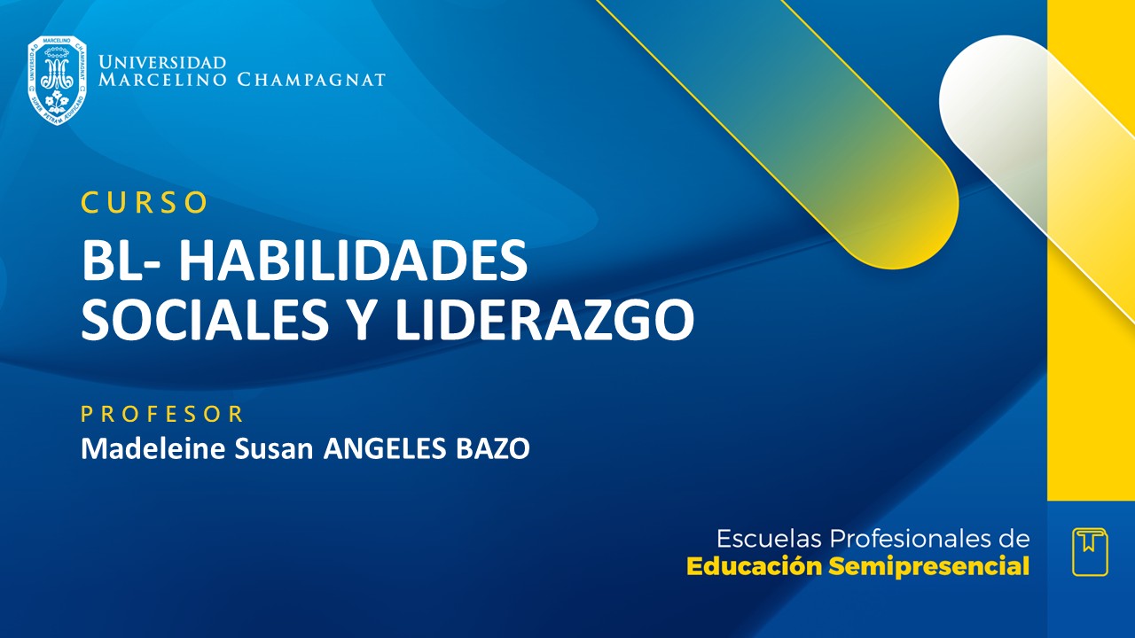 + BL - HABILIDADES SOCIALES Y LIDERAZGO (  ANGELES )