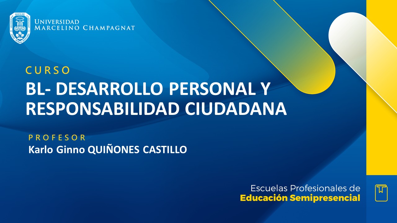+ BL - DESARROLLO PERSONAL Y RESPONSABILIDAD CIUDADANA