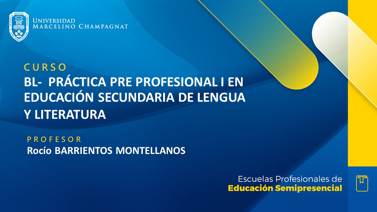 + BL - PRACTICA PRE PROFESIONAL I EN EDUCACION SECUNDARIA DE LENGUA Y LITERATURA