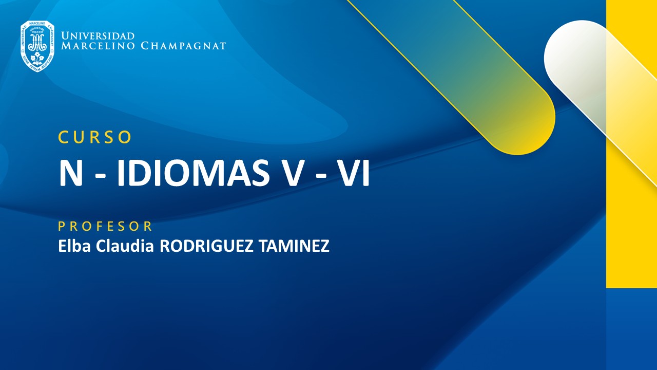 +N - IDIOMAS V - VI