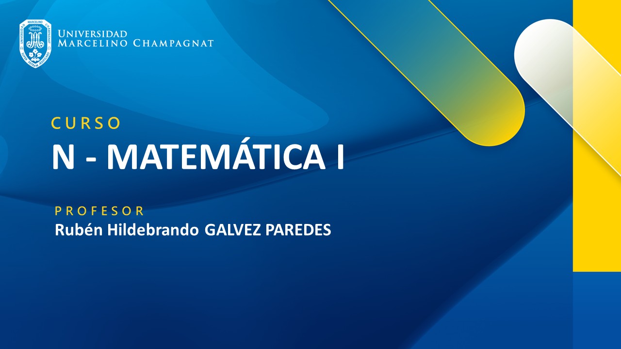  + N - MATEMÁTICA I
