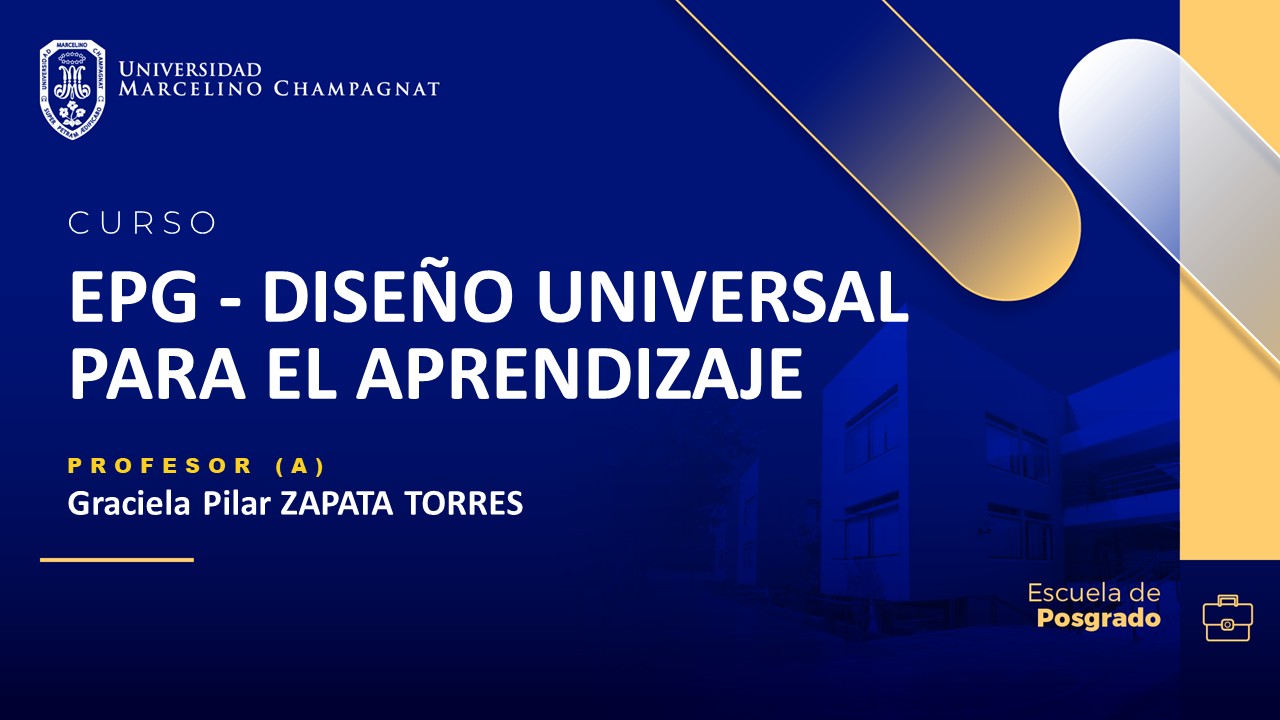 EPG - DISEÑO UNIVERSAL PARA EL APRENDIZAJE