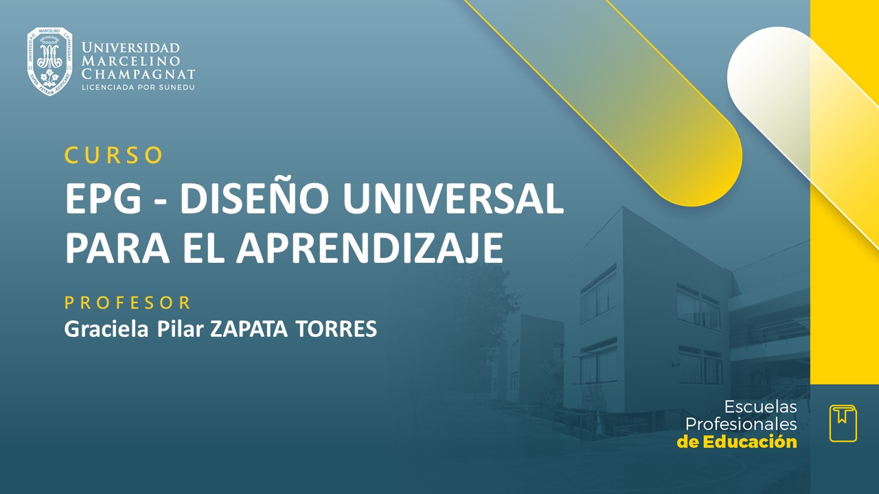 EPG - DISEÑO UNIVERSAL PARA EL APRENDIZAJE