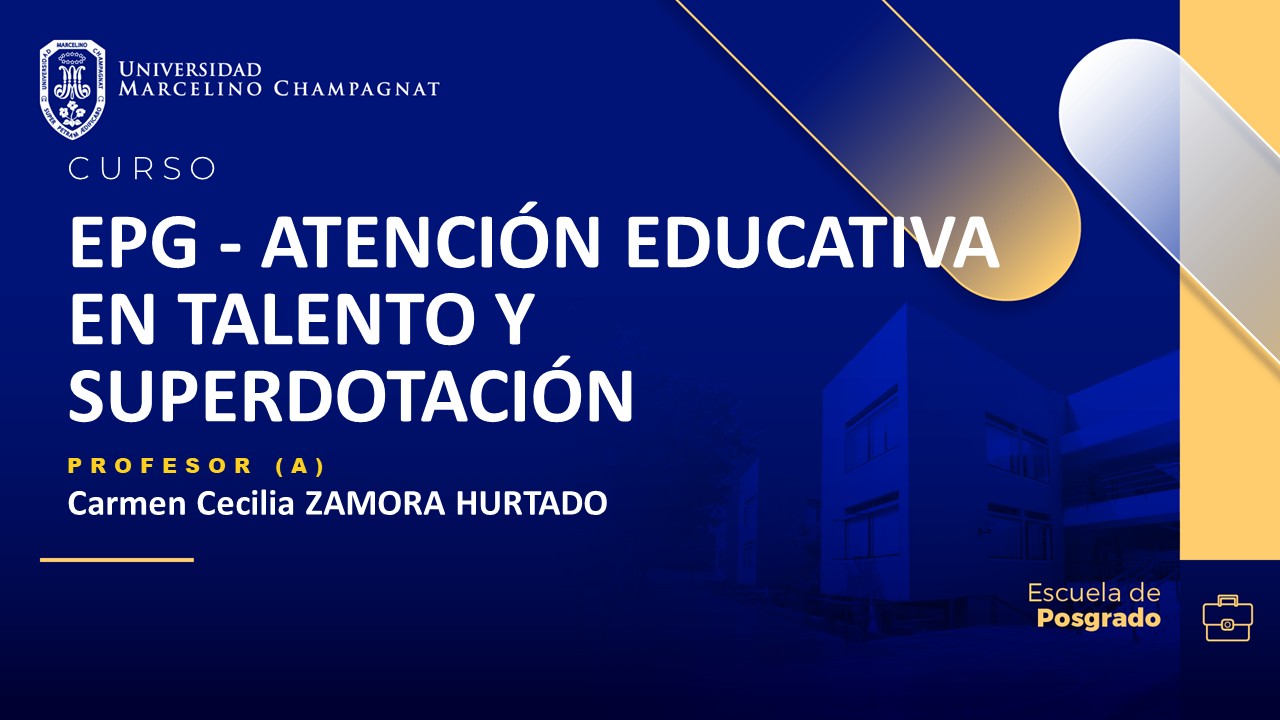 EPG - ATENCIÓN EDUCATIVA EN TALENTO Y SUPERDOTACIÓN