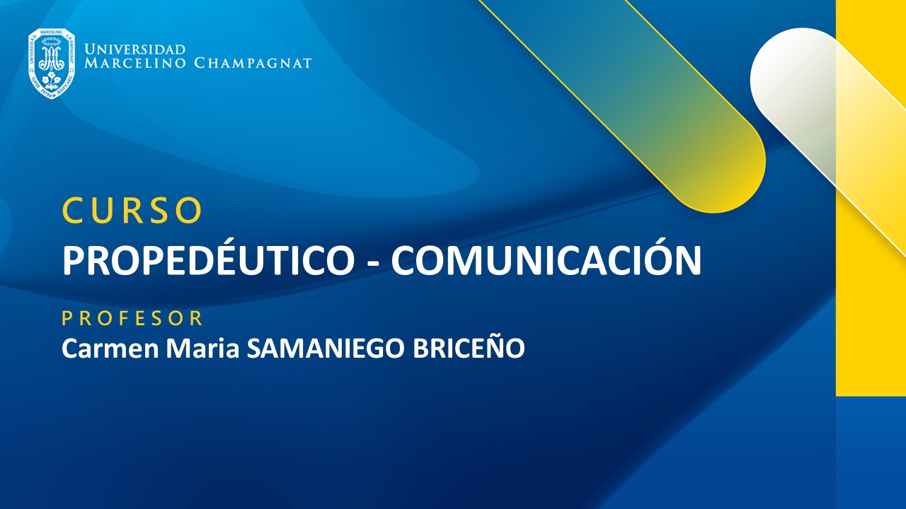 PROPEDÉUTICO - COMUNICACIÓN 