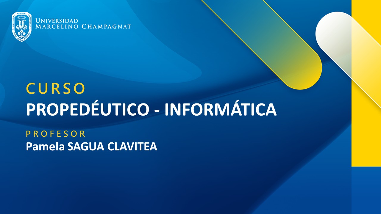 PROPEDÉUTICO -  INFORMÁTICA  