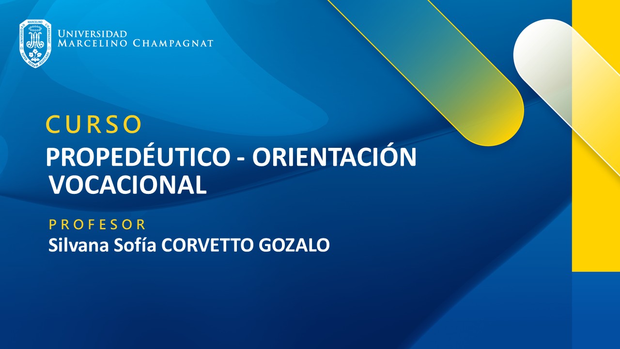 PROPEDÉUTICO - ORIENTACIÓN VOCACIONAL SECCION B