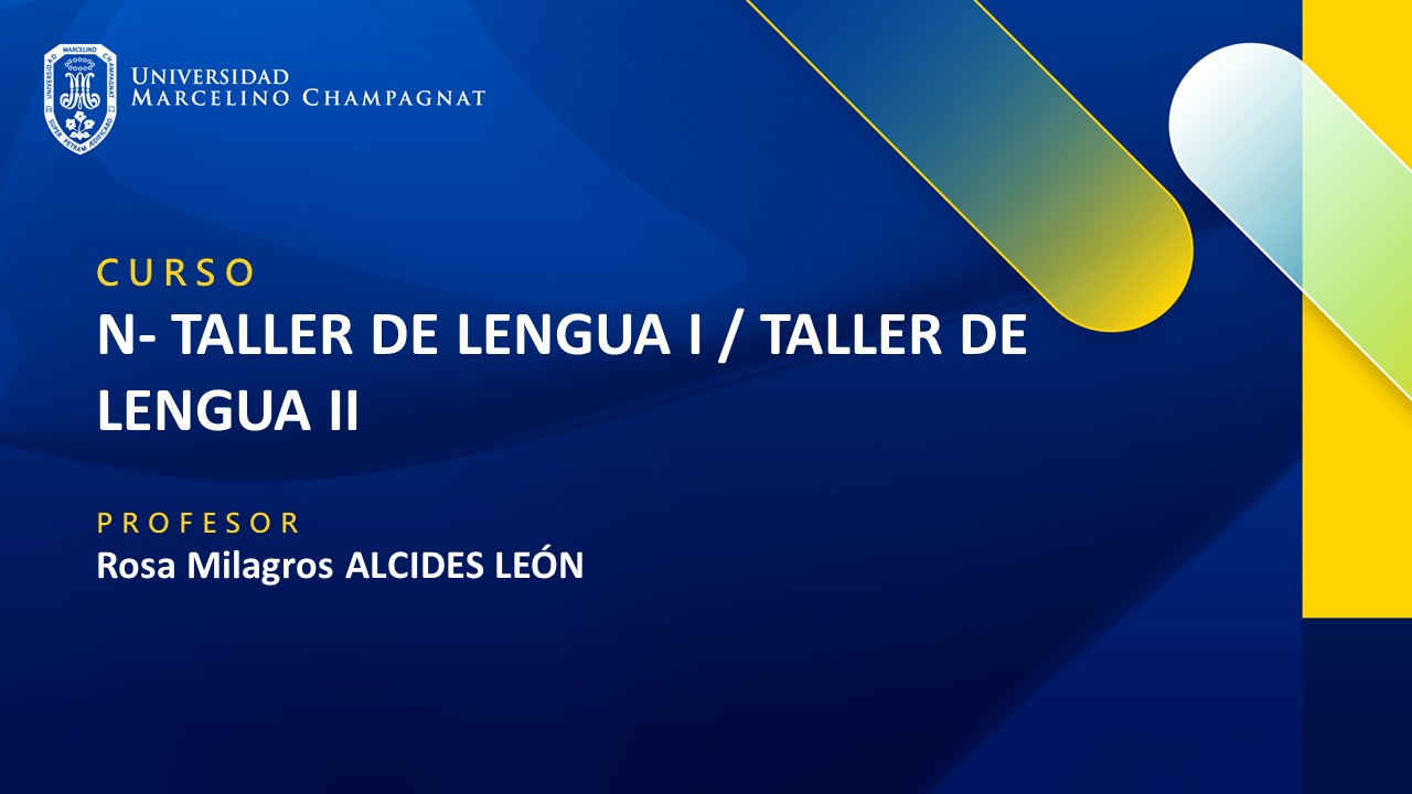 + N - TALLER DE LENGUA I /  TALLER DE LENGUA  II