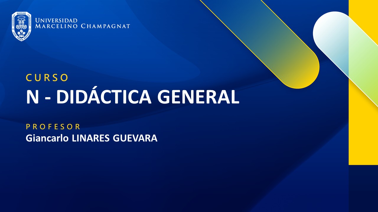 + N - DIDÁCTICA GENERAL
