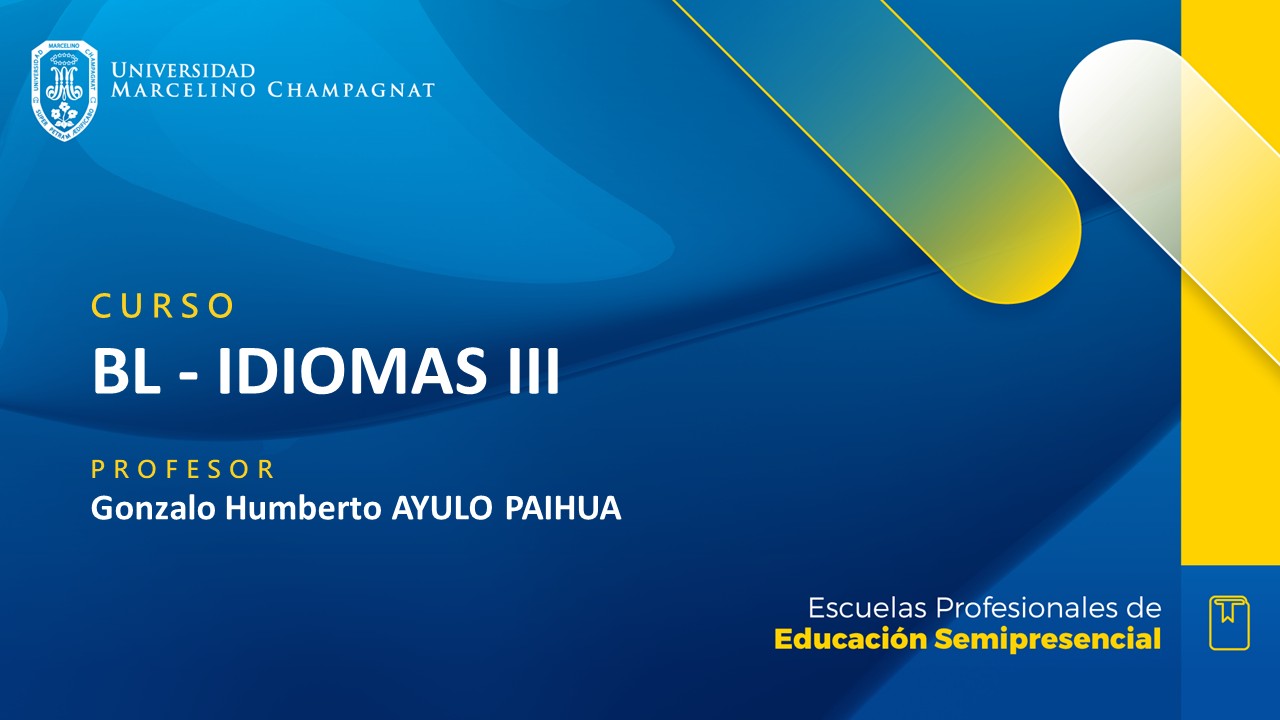 + BL - IDIOMAS III (AYULO)