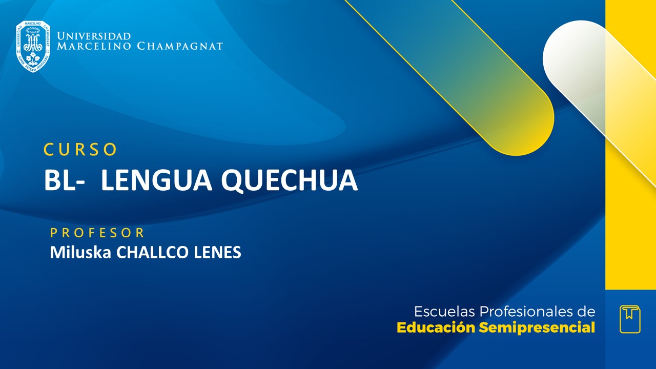 + BL - LENGUA QUECHUA